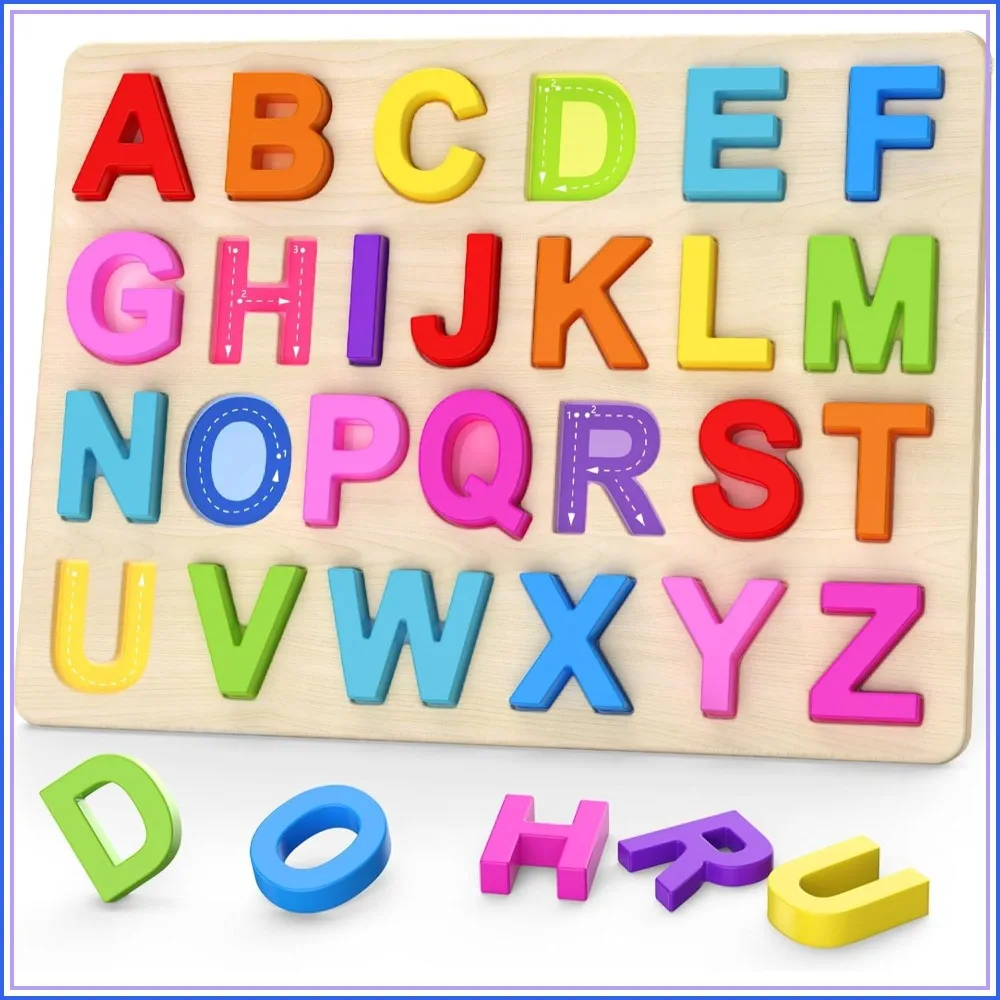 Alphabet Puzzles for Toddlers, ABC Shape Puzzles, Preschool Learning Activities, Gift for Boys Girls
Alphabet Puzzles for Toddlers, ABC Shape Puzzles, Preschool Learning Activities, Gift for Boys Girls