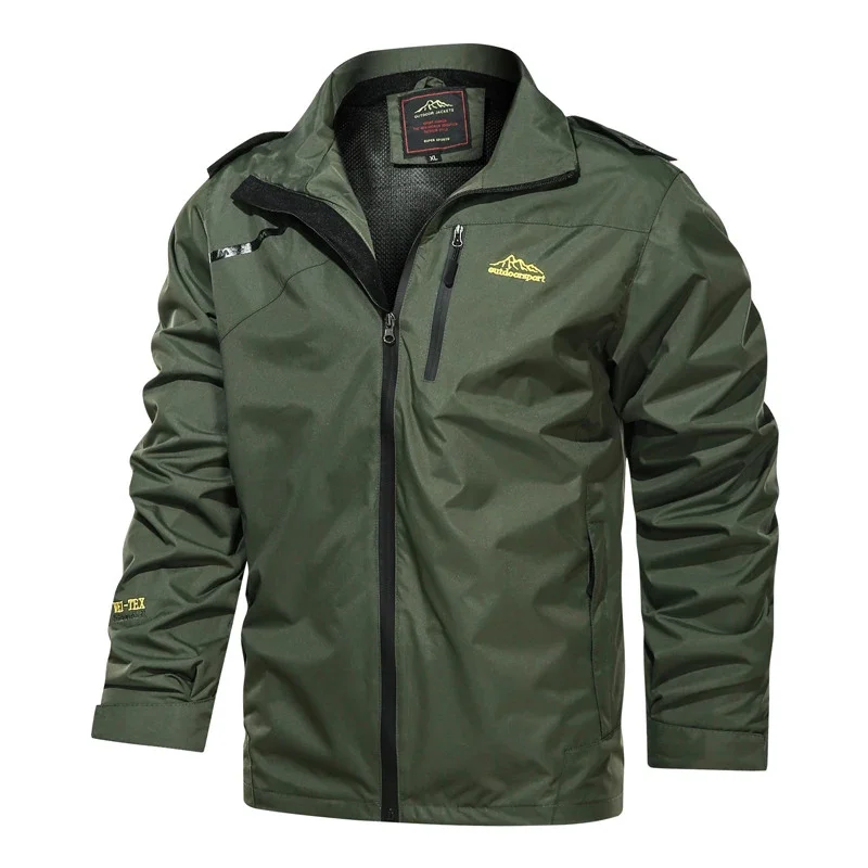 Men 2024 New Spring Autumn Solid Color Casual Windproof Windbreaker Jacket Waterproof Breathable Hooded Jacke
Men 2024 New Spring Autumn Solid Color Casual Windproof Windbreaker Jacket Waterproof Breathable Hooded Jacke