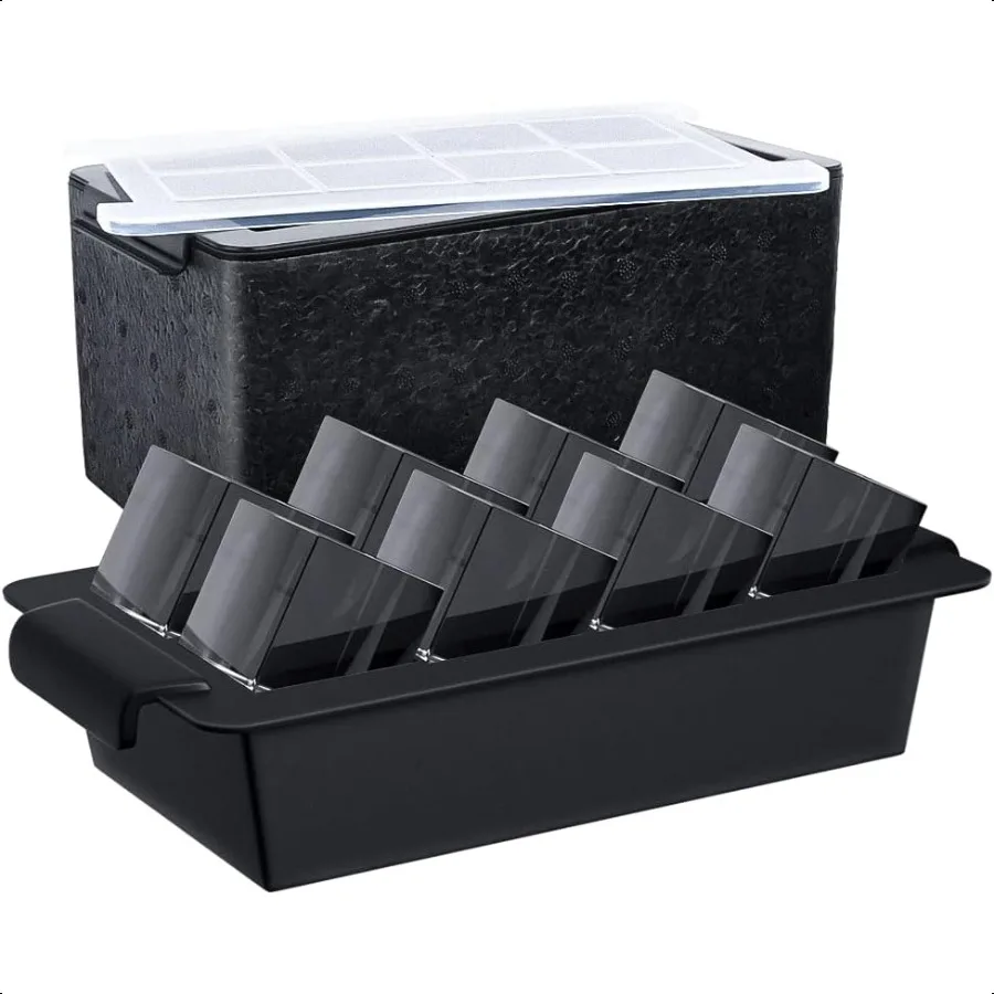 Upgrade 2 Inch Clear Ice Cube Tray Make 8 Large Square Crystal Clear Ice Cube Maker for Cocktail Whiskey Bourbon Drinks Gifts f
Upgrade 2 Inch Clear Ice Cube Tray Make 8 Large Square Crystal Clear Ice Cube Maker for Cocktail Whiskey Bourbon Drinks Gifts f