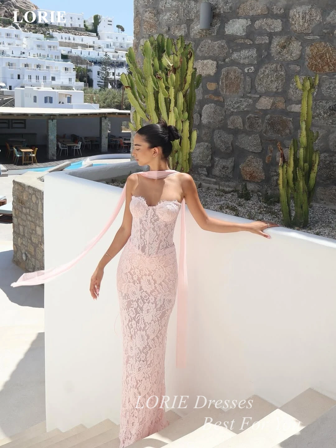 LORIE Exquisite Lace Evening Dress Sexy Strapless Sleeveless Party Dress Long Bodycon Summer Vacation Women'Dress Customized
LORIE Exquisite Lace Evening Dress Sexy Strapless Sleeveless Party Dress Long Bodycon Summer Vacation Women'Dress Customized