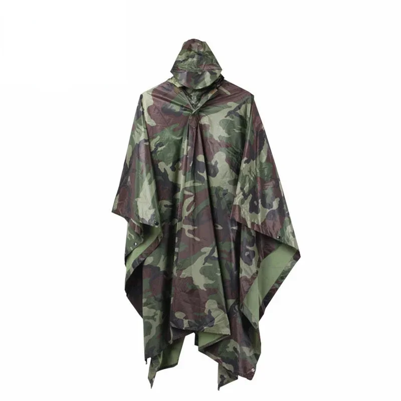 Outdoor Breathable Camouflage Poncho Jungle Tactical Raincoat Birdwatching Hiking Hunting Suit Travel Rain Gear
Outdoor Breathable Camouflage Poncho Jungle Tactical Raincoat Birdwatching Hiking Hunting Suit Travel Rain Gear