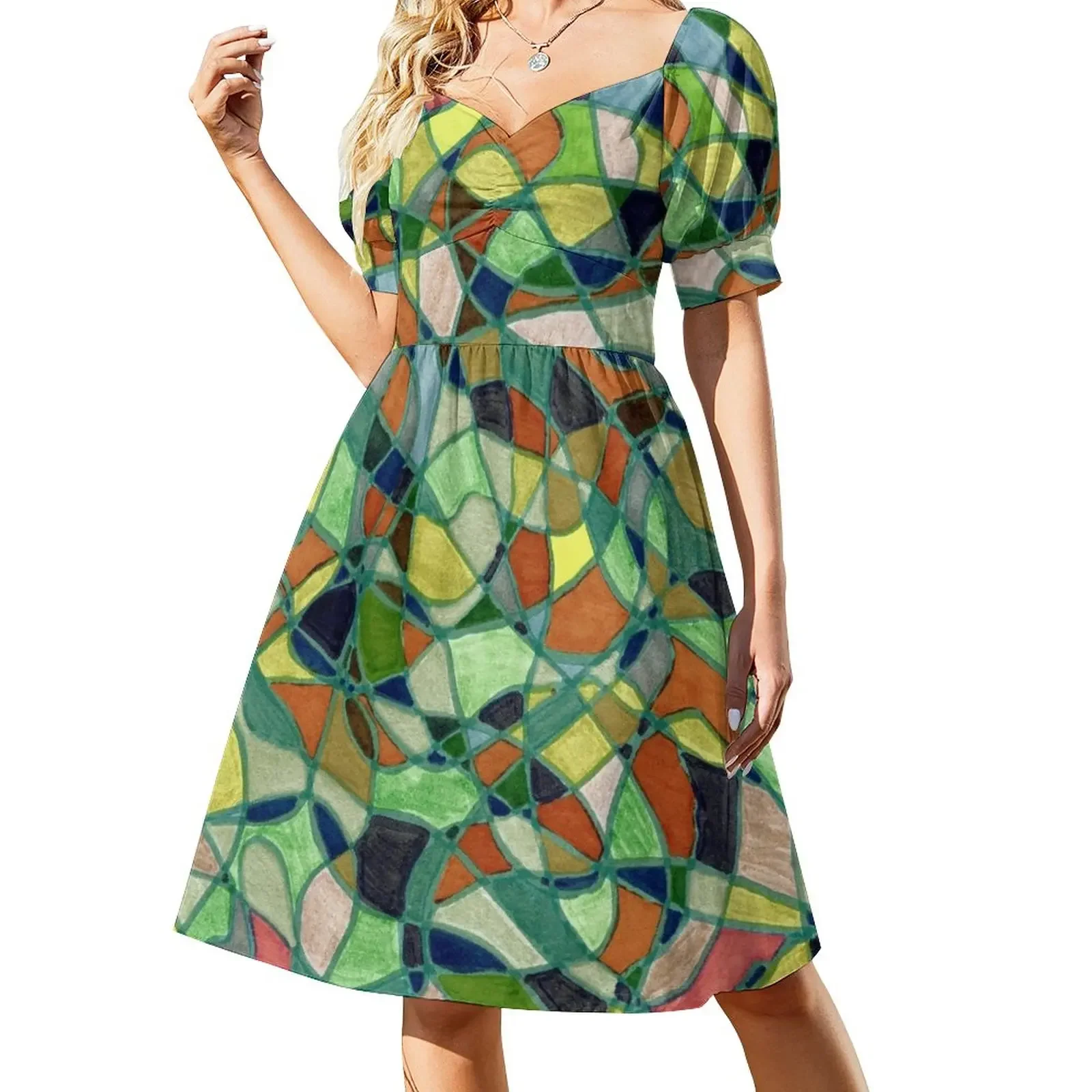 Green Nurture Short-Sleeved Dress Dress vintage summer women's dress 2025 Dresses for wedding party summer for women 2025
Green Nurture Short-Sleeved Dress Dress vintage summer women's dress 2025 Dresses for wedding party summer for women 2025