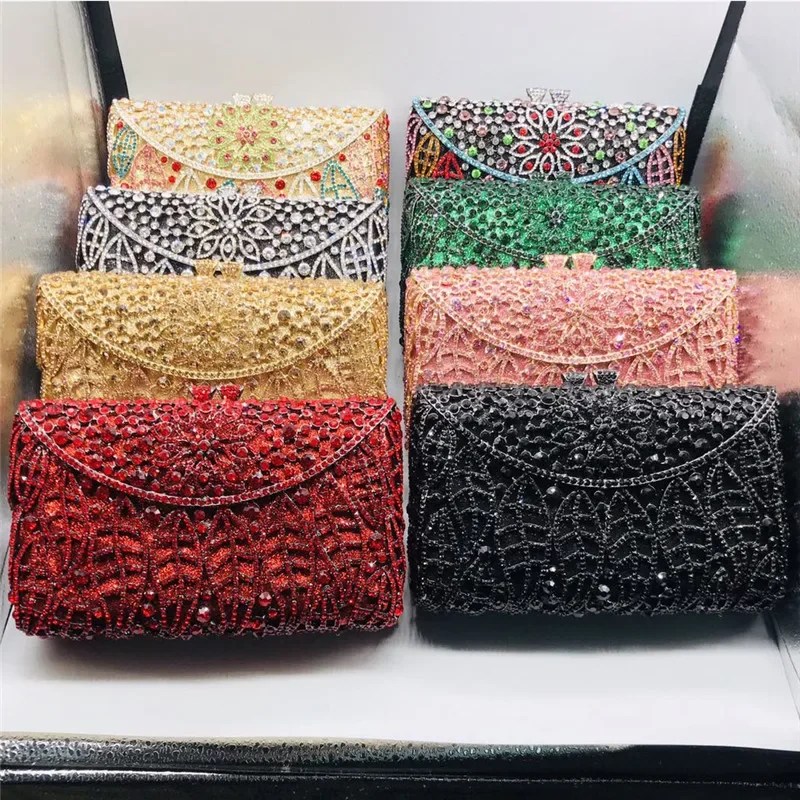Latest Design Luxury Crystal Women Evening Bags and Clutches Elegant Women Evening Bag with Handle Chain Shoulder Handbags
Latest Design Luxury Crystal Women Evening Bags and Clutches Elegant Women Evening Bag with Handle Chain Shoulder Handbags