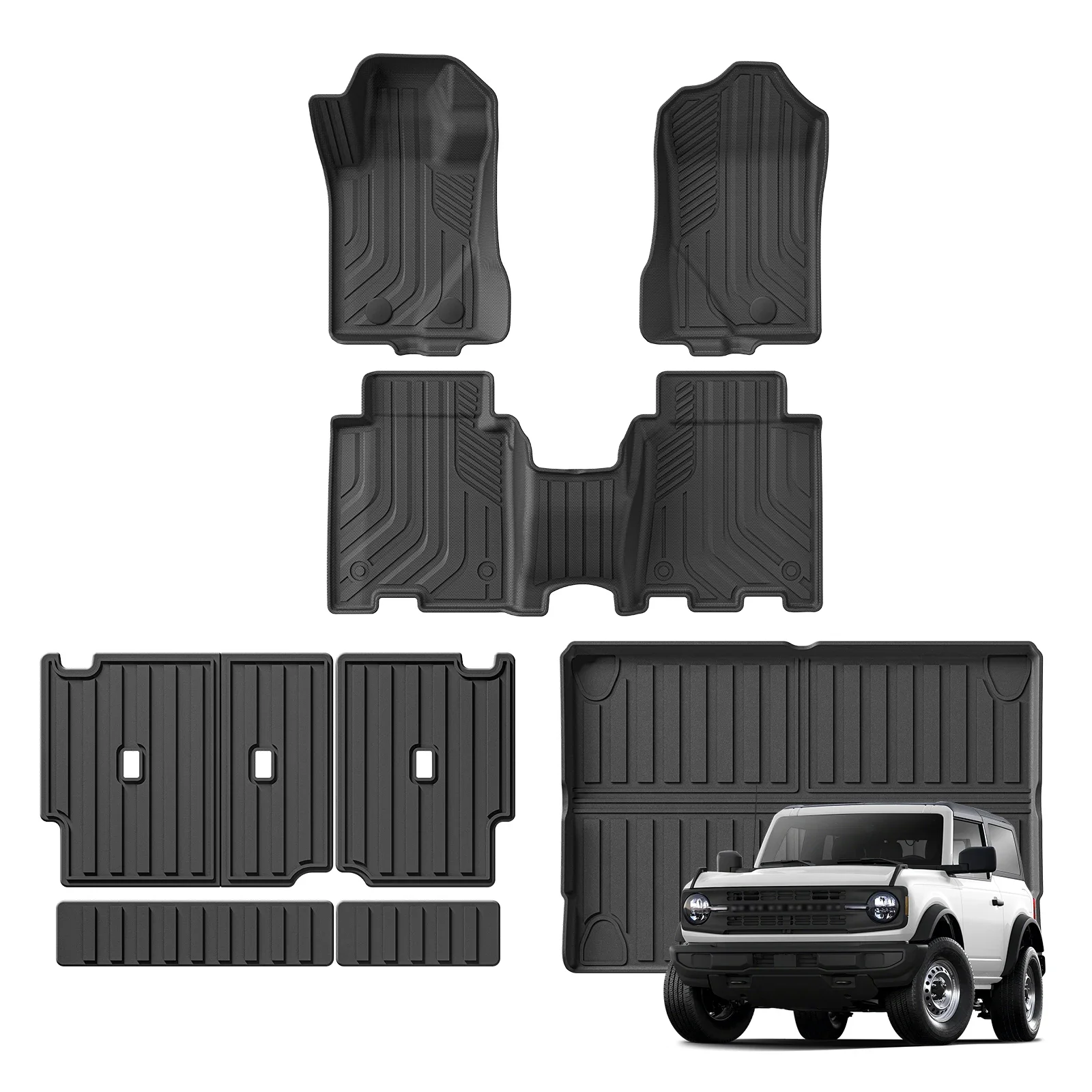For Ford bronco 4 door 2021-2024 Car Trunk Mat TPE Car Floor Mats All Weather Rear Trunk Pad Cargo Liner Seat Back Anti Dirty Pa
For Ford bronco 4 door 2021-2024 Car Trunk Mat TPE Car Floor Mats All Weather Rear Trunk Pad Cargo Liner Seat Back Anti Dirty Pa