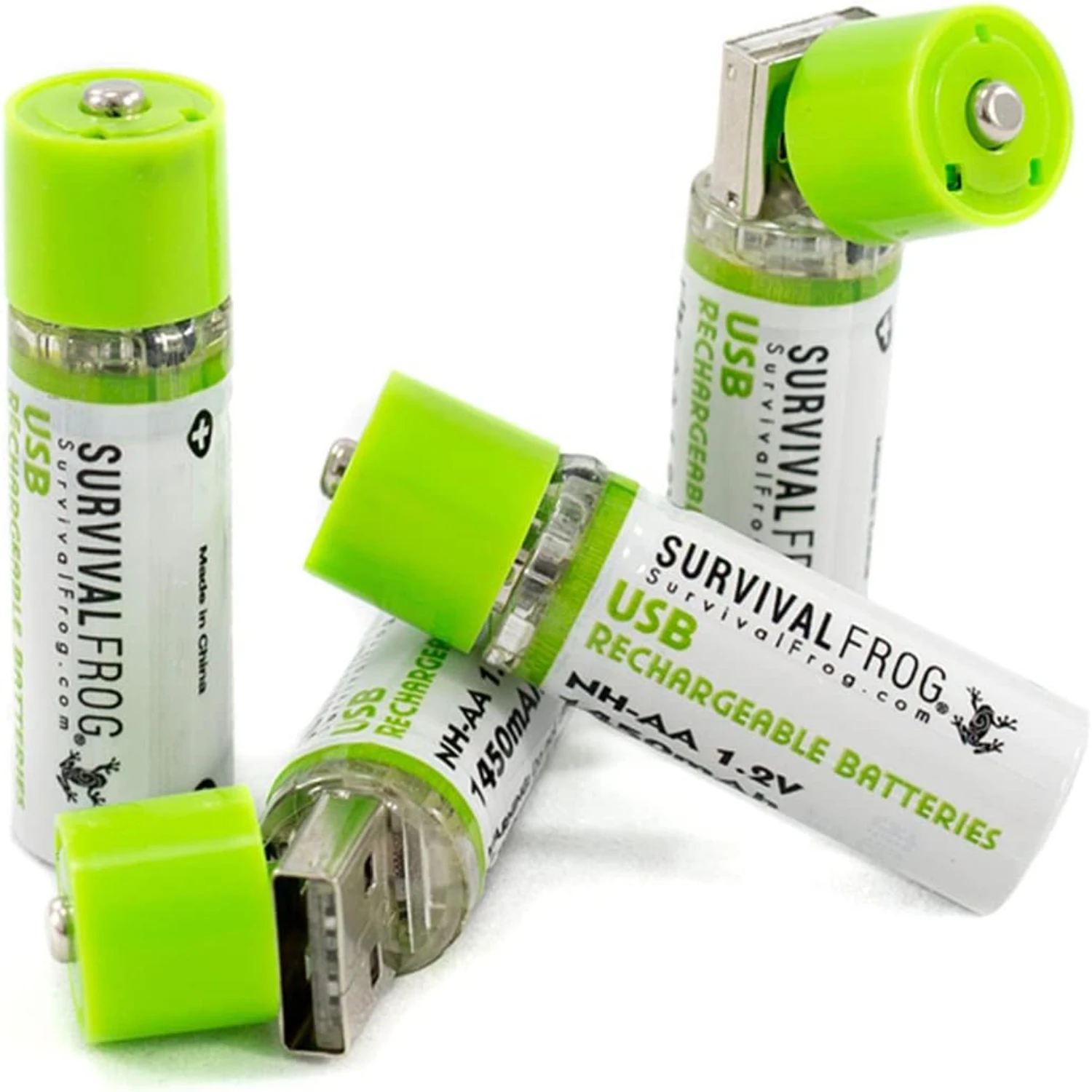 Durable and High Capacity EasyPower USB Rechargeable AA Batteries - 1.2V/1450 mAh - Long Lasting Double A Batteries - 4 Pack - R
Durable and High Capacity EasyPower USB Rechargeable AA Batteries - 1.2V/1450 mAh - Long Lasting Double A Batteries - 4 Pack - R