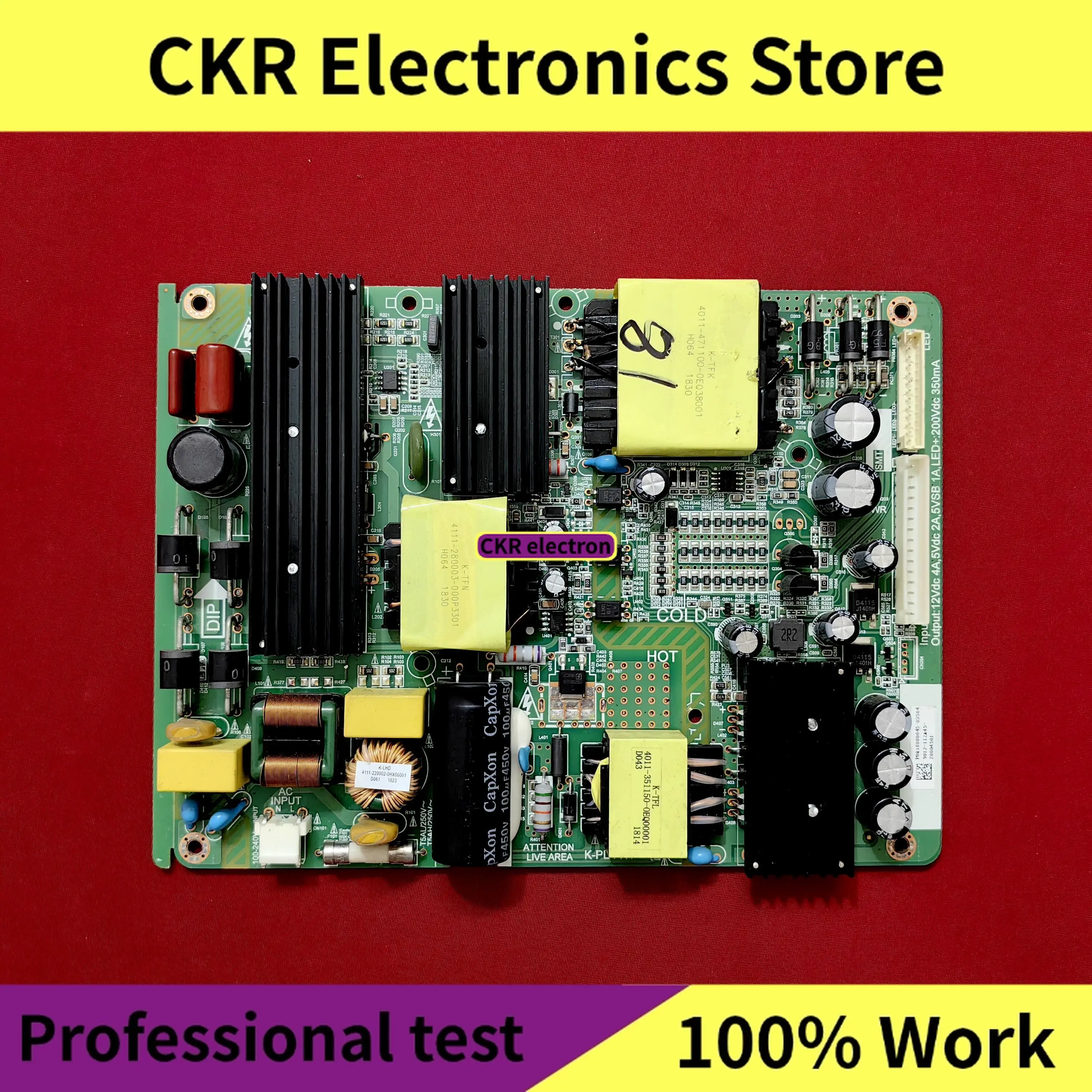 Оригинальная плата питания для Philips 65PUF6051/T3 K-PL-FH1 4702-2PLFH1-A4231B01
Оригинальная плата питания для Philips 65PUF6051/T3 K-PL-FH1 4702-2PLFH1-A4231B01