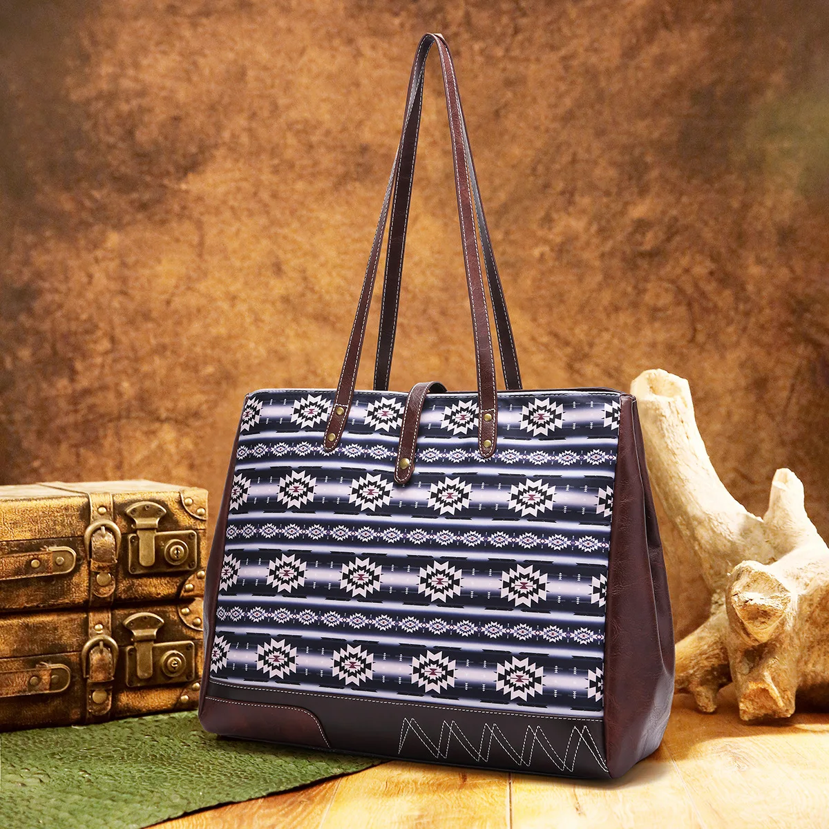 Retro twill waterproof fabric handbag, crossbody computer, women's bag, Bohemian Aztec the tote bag designer luxury bag bolsos
Retro twill waterproof fabric handbag, crossbody computer, women's bag, Bohemian Aztec the tote bag designer luxury bag bolsos
