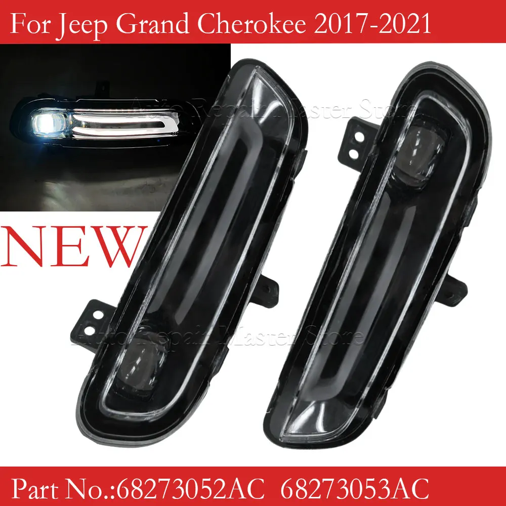 Car Left / Right LED Daytime Running Light Foglight Foglamp DRL Headlights Driving Turn Signal For Jeep Grand Cherokee 2017-2021
Car Left / Right LED Daytime Running Light Foglight Foglamp DRL Headlights Driving Turn Signal For Jeep Grand Cherokee 2017-2021