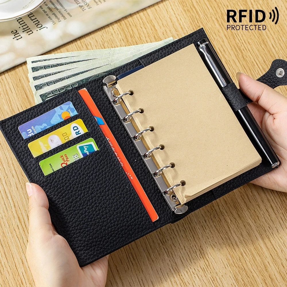 Leather Mini A7 Travel Journal Portable Diary Notebook Pocket-sized Passport Holder Multi-functional Ladies Wallet
Leather Mini A7 Travel Journal Portable Diary Notebook Pocket-sized Passport Holder Multi-functional Ladies Wallet