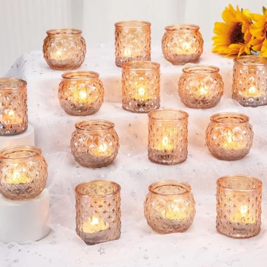 Votive Candle Holders Set of 48- Round Glass Candle Holder Bulk for Wedding Home Decoration Tea Lights Holders for Wedding Show
Votive Candle Holders Set of 48- Round Glass Candle Holder Bulk for Wedding Home Decoration Tea Lights Holders for Wedding Show