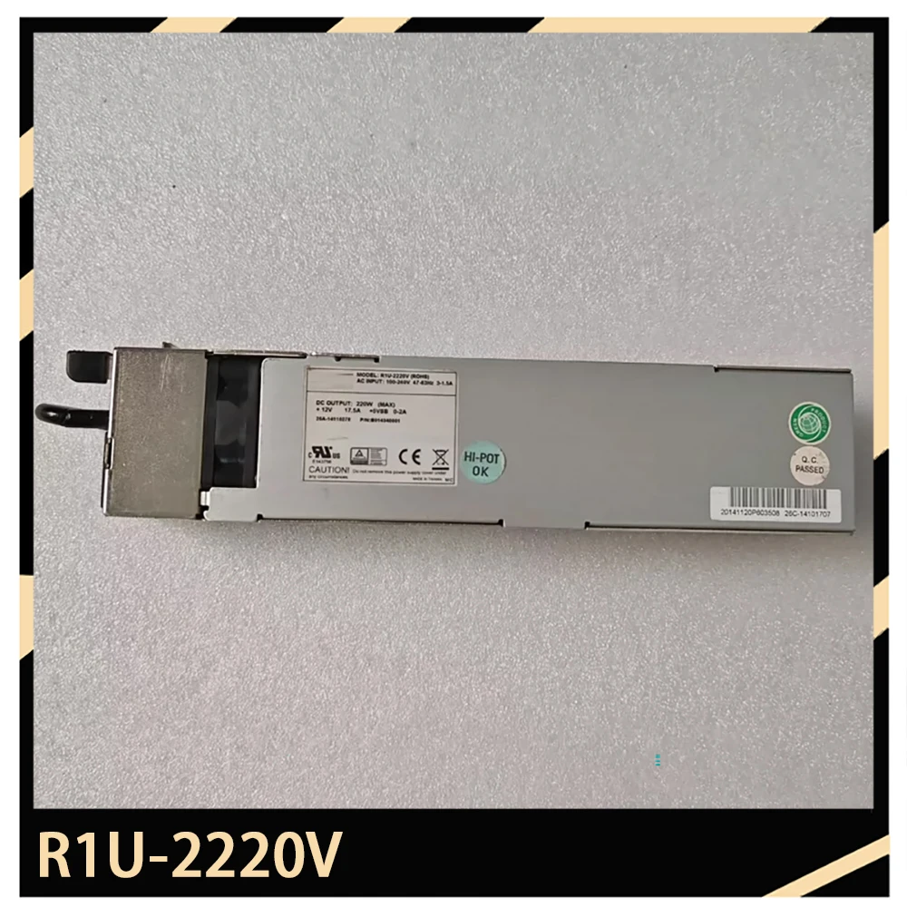 R1U-2220V Резервный источник питания 1U 220W
R1U-2220V Резервный источник питания 1U 220W