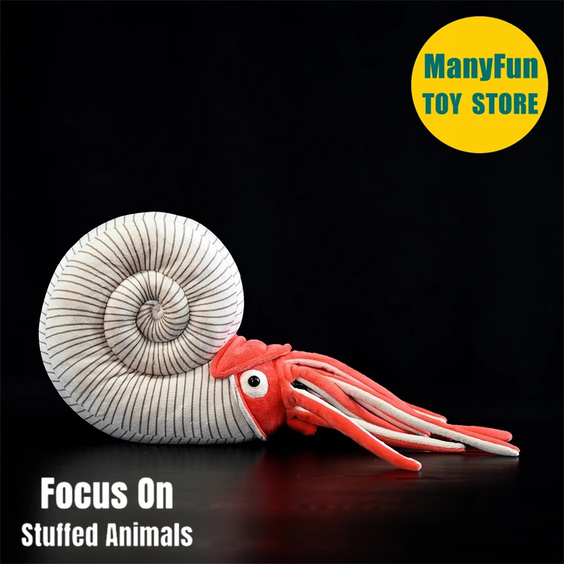 Realistic Ammonoid High Fidelity Ammonite Plush Toy Lifelike Nautilus Stuffed Animal Ordovician Fossil Doll Toy Gift
Realistic Ammonoid High Fidelity Ammonite Plush Toy Lifelike Nautilus Stuffed Animal Ordovician Fossil Doll Toy Gift