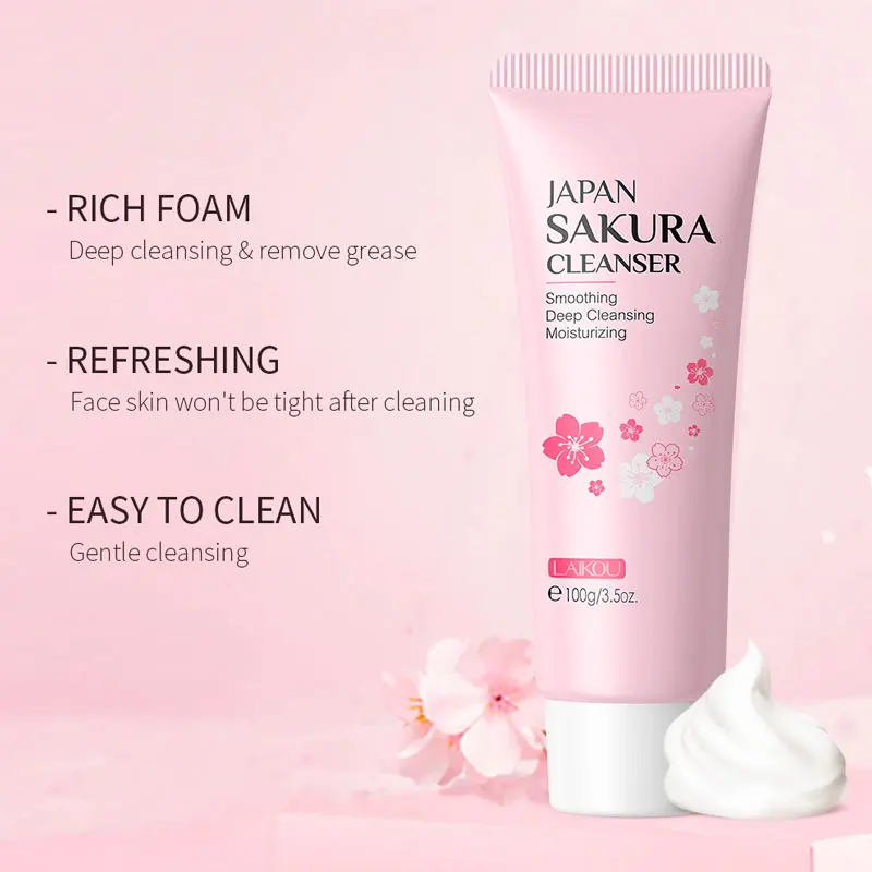 LAIKOU Sakura Очищающее средство для лица 100 г Очищающее средство для ухода за кожей Очищающее средство для удаления лица Увлажняющий макияж
LAIKOU Sakura Очищающее средство для лица 100 г Очищающее средство для ухода за кожей Очищающее средство для удаления лица Увлажняющий макияж