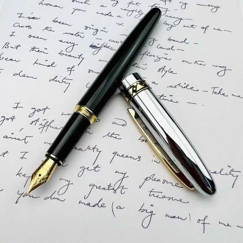 Металлическая ручка Montefiore с поглотителем чернил, реплика 1980-х годов, металлический держатель для ручки с F-образным наконечником, перьевая ручка, подарок для школы и офиса
Металлическая ручка Montefiore с поглотителем чернил, реплика 1980-х годов, металлический держатель для ручки с F-образным наконечником, перьевая ручка, подарок для школы и офиса