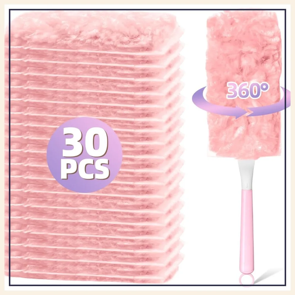 30 Count Duster Refills, 360° Multi-Surface Cleaning with 5X Microfibers for Home, Furniture, Electronics, Office, Blinds
30 Count Duster Refills, 360° Multi-Surface Cleaning with 5X Microfibers for Home, Furniture, Electronics, Office, Blinds