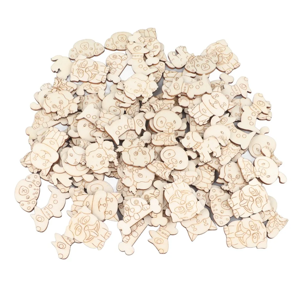 200pcs DIY Craft Unfinished Wooden Animal Chips Smooth Edges Cat Dog Wooden Animal Ornaments Mixed Pet Themed
200pcs DIY Craft Unfinished Wooden Animal Chips Smooth Edges Cat Dog Wooden Animal Ornaments Mixed Pet Themed