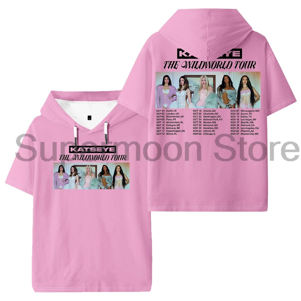 Kpop Katseye The Wildworld Tour 2026 Hooded T-shirt Unisex Short Sleeve Tee Women Men Outdoor Streetwear Tops
Kpop Katseye The Wildworld Tour 2026 Hooded T-shirt Unisex Short Sleeve Tee Women Men Outdoor Streetwear Tops