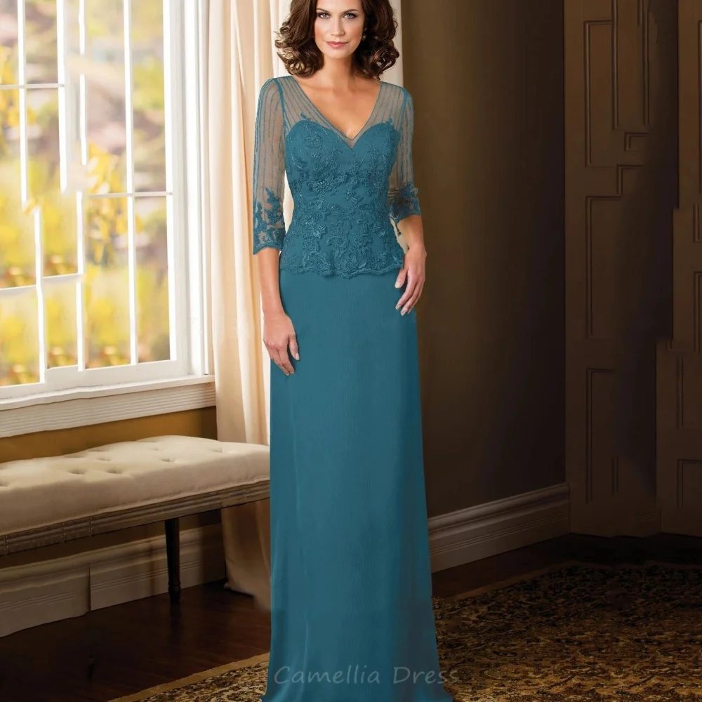 Customized Mother of the Wedding Dress A Line V Neck Party Gown Flare Sleeve Chiffon Simple Evening robe invitée mariage
Customized Mother of the Wedding Dress A Line V Neck Party Gown Flare Sleeve Chiffon Simple Evening robe invitée mariage