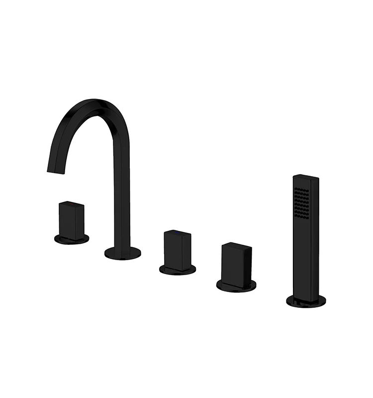 Отдельный смеситель для ванны, пять шт., латунный черный смеситель для горячей и холодной воды, профессиональный производитель
Отдельный смеситель для ванны, пять шт., латунный черный смеситель для горячей и холодной воды, профессиональный производитель