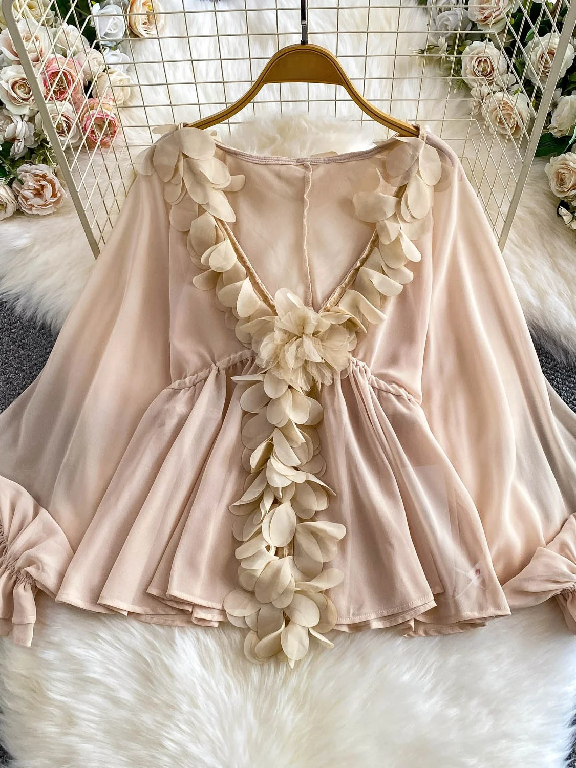 Ele Sweet Pink Long Sve V-Ne Женский irt Весенне-Осенний модный топ с цветочным принтом, свободный крой, дышащий
Ele Sweet Pink Long Sve V-Ne Женский irt Весенне-Осенний модный топ с цветочным принтом, свободный крой, дышащий