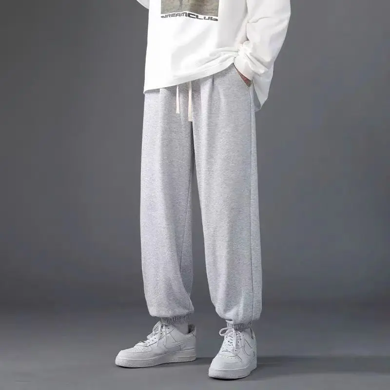 Autumn Winter Oversized Loose Casual Solid Color Sweatpants Hombre Lace Up All-match Fashion Elastic Waist Pants Male Trousers
Autumn Winter Oversized Loose Casual Solid Color Sweatpants Hombre Lace Up All-match Fashion Elastic Waist Pants Male Trousers