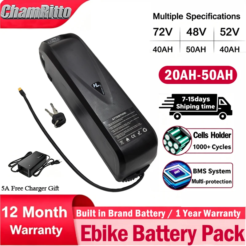 36v 48v 52v 60v 72v 20 24ah 40 50ah 60ah Hailong Batterie Velo Electrique Ebike Bateria 30ah Cham-rider Akumulator 2000w Battery
36v 48v 52v 60v 72v 20 24ah 40 50ah 60ah Hailong Batterie Velo Electrique Ebike Bateria 30ah Cham-rider Akumulator 2000w Battery