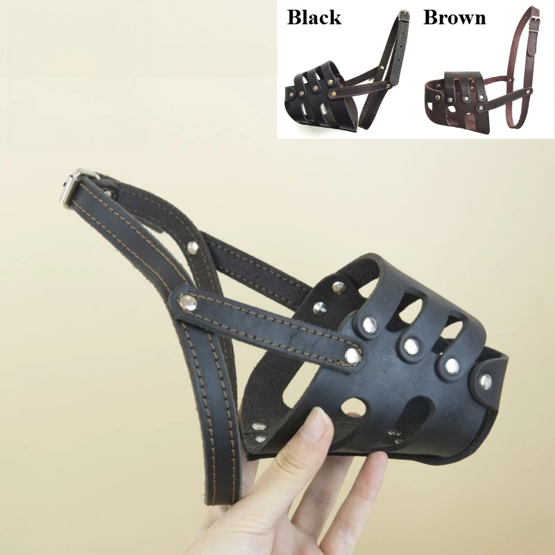 1Pcs Dog Bite Protection Mask,Leather -Bite Anti-Bark Dog Muzzle with Reinforced Sides Training Pet Supplies 
1Pcs Dog Bite Protection Mask,Leather -Bite Anti-Bark Dog Muzzle with Reinforced Sides Training Pet Supplies