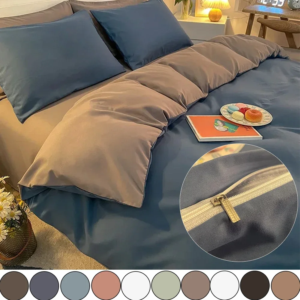 1PC Solid Color Quilt Cover Skin-friendly Comforter Covers Simple Style for Home Soft Duvet Covers (No Pillowcase) 이불커버 Bedding
1PC Solid Color Quilt Cover Skin-friendly Comforter Covers Simple Style for Home Soft Duvet Covers (No Pillowcase) 이불커버 Bedding