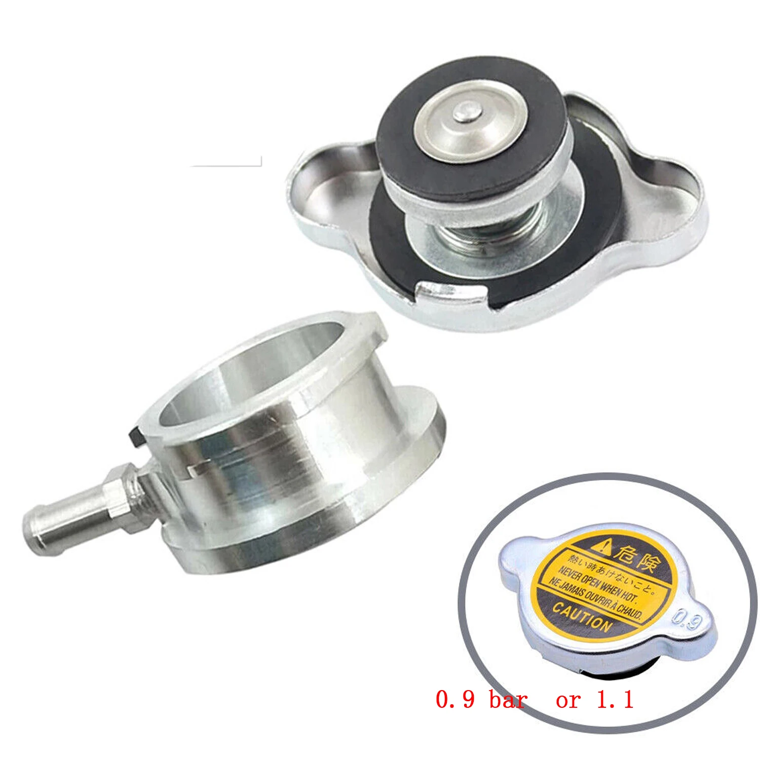 Cuello de llenado de radiador de aluminio para soldar de 32 mm (1.25\") CON tapa de radiador de 1.1 BAR (0.9 BAR)
Cuello de llenado de radiador de aluminio para soldar de 32 mm (1.25\") CON tapa de radiador de 1.1 BAR (0.9 BAR)