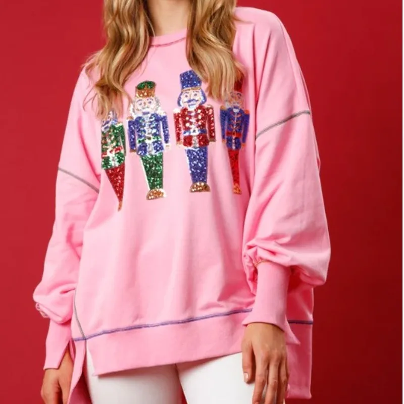 Christmas Sweater Women Sweatshirt 2023 New O-Neck Long Sleeve Sequins Cute Pullover Sweater Hooded Streetwear Fashion
Christmas Sweater Women Sweatshirt 2023 New O-Neck Long Sleeve Sequins Cute Pullover Sweater Hooded Streetwear Fashion