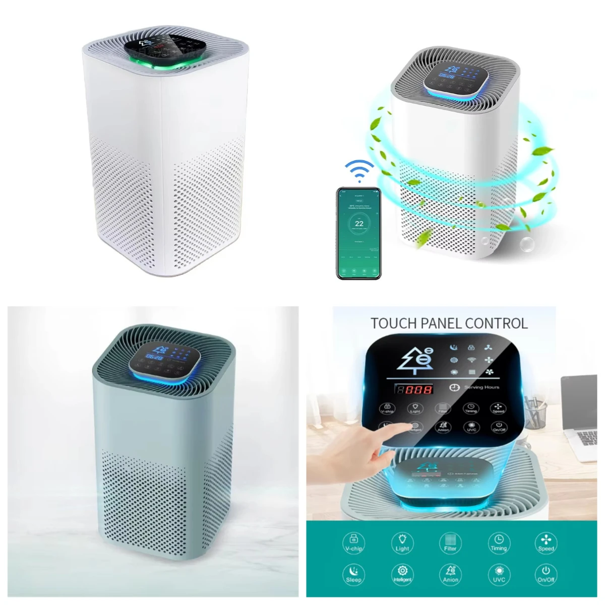 Small Room Smart Air Purifier HEPA13/14 Activated Carbon Air Cleaner
Small Room Smart Air Purifier HEPA13/14 Activated Carbon Air Cleaner