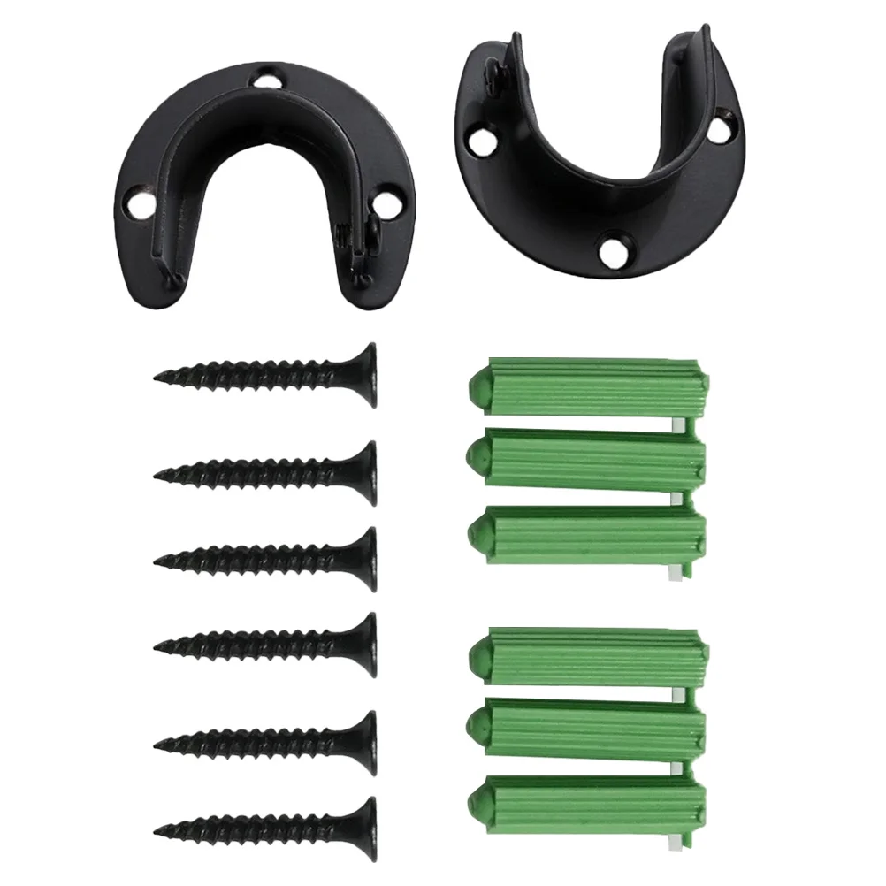 HeavyDuty ClosetRodBracket Holders MetalWall Cabinet ShowerCurtainPoleSockets StainlessSteel Bathroom Bedroom Storage Hardware
HeavyDuty ClosetRodBracket Holders MetalWall Cabinet ShowerCurtainPoleSockets StainlessSteel Bathroom Bedroom Storage Hardware