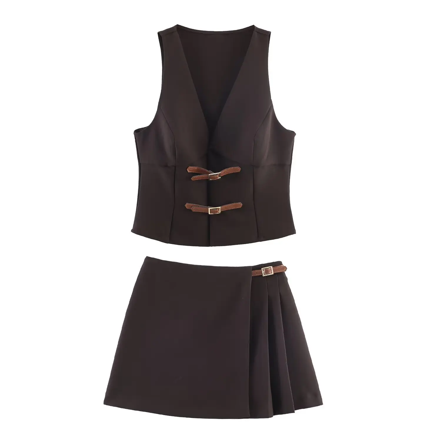 Women's Fashion Strap Tank Top + Mini Skirt Set 8SRG
Women's Fashion Strap Tank Top + Mini Skirt Set 8SRG