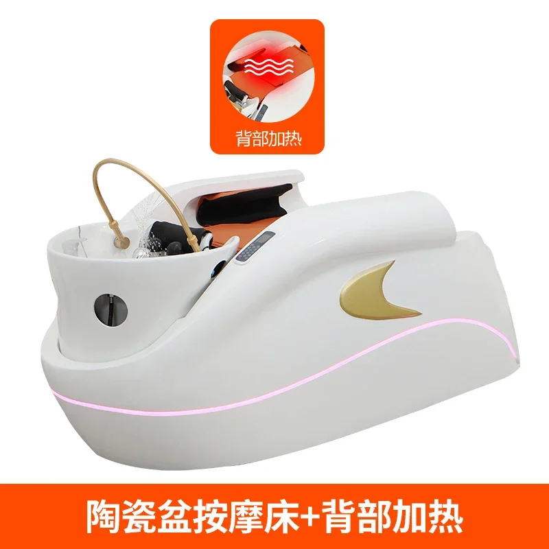 SGF automatic massage shampoo bed ceramic basin flushing bed massage integrated
SGF automatic massage shampoo bed ceramic basin flushing bed massage integrated