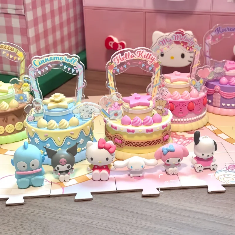 New Sanrio Characters Blind Box Cartoon Kuromi Cinnamoroll Anime Figures Cake Collectible Model Funny Toys Cartoon Decor Gifts
New Sanrio Characters Blind Box Cartoon Kuromi Cinnamoroll Anime Figures Cake Collectible Model Funny Toys Cartoon Decor Gifts