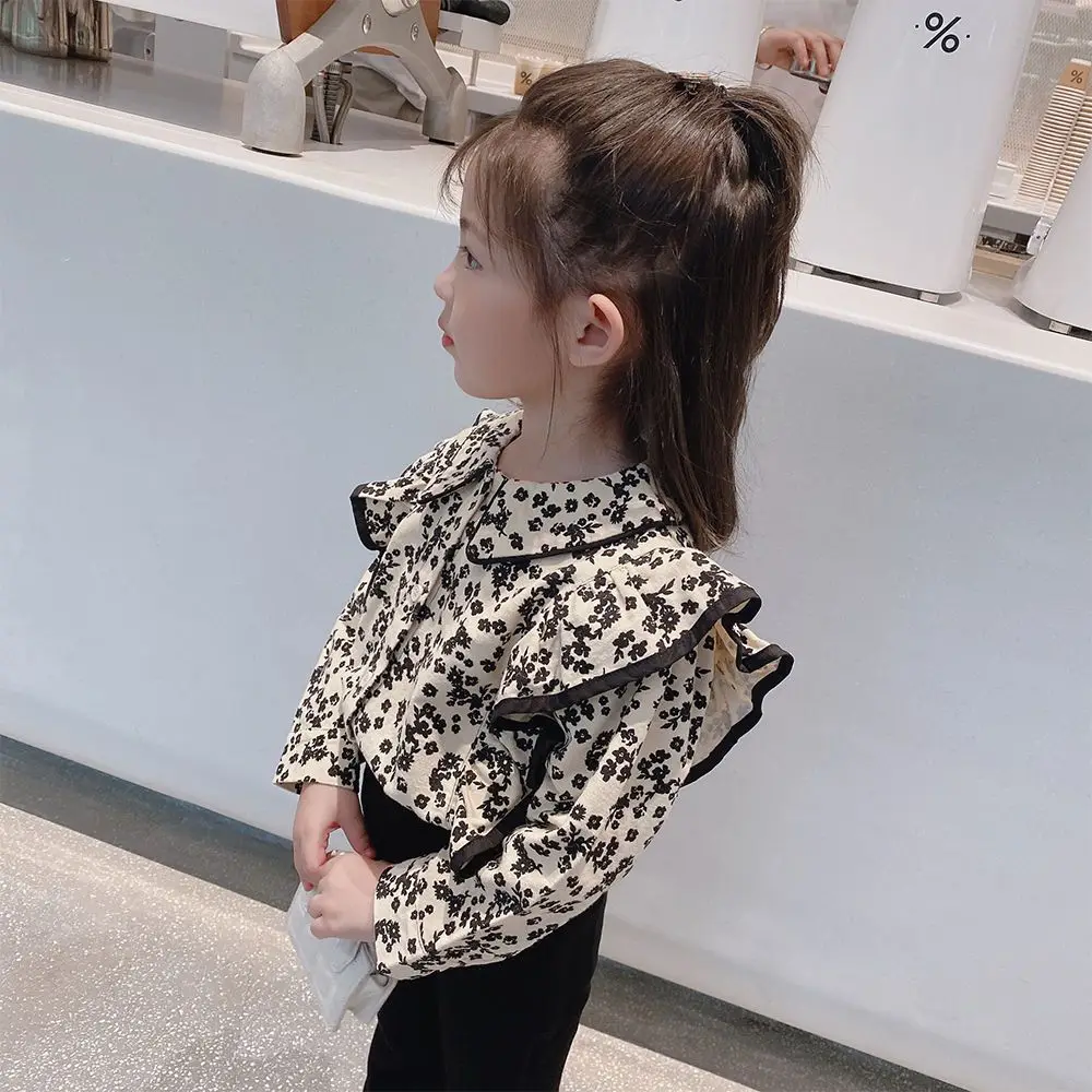 Girls' Shirt Spring and Autumn Korean Fashionable New Children's Shirt Little Girl Long sleeved Pure Cotton Dotted Doll Shirt
Girls' Shirt Spring and Autumn Korean Fashionable New Children's Shirt Little Girl Long sleeved Pure Cotton Dotted Doll Shirt