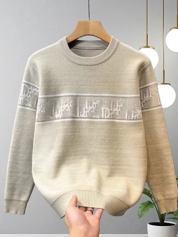 Men's round Ne Knitted Sweater Slim Fit Autumn Winter New Sle Embroidered Thiened Camere Soft Luxury Feel Base irt
Men's round Ne Knitted Sweater Slim Fit Autumn Winter New Sle Embroidered Thiened Camere Soft Luxury Feel Base irt