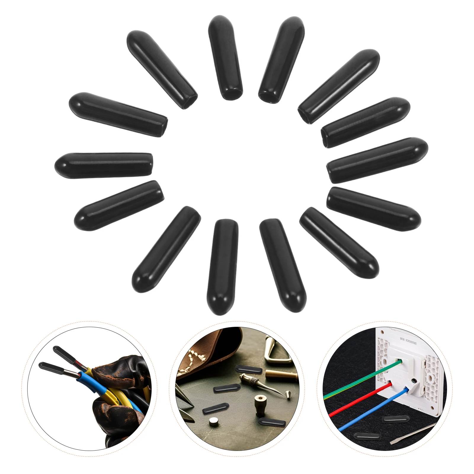 100pcs Black 5mm PVC Caps for Screw Bolt Protection Dustproof Covers High Elasticity Plastic Thread Protectors Screw
100pcs Black 5mm PVC Caps for Screw Bolt Protection Dustproof Covers High Elasticity Plastic Thread Protectors Screw