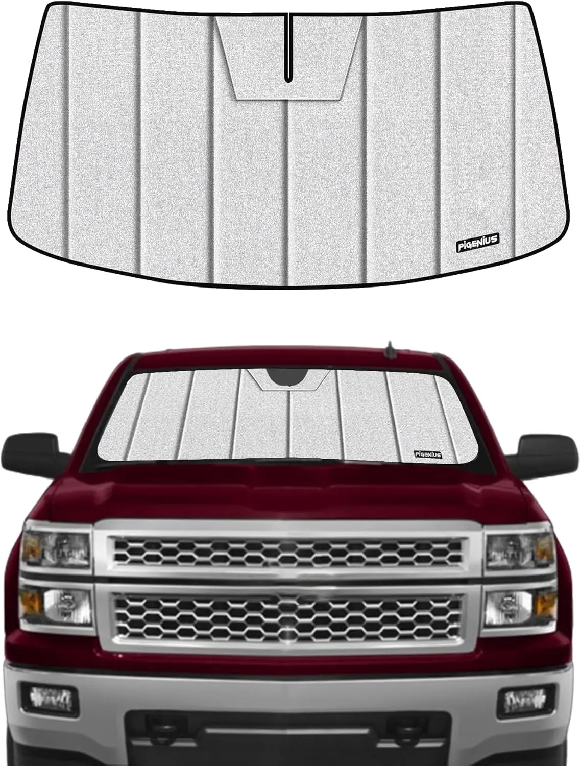 Windshield Sun Shade for Chevy Silverado GMC Sierra 1500 2014-2018
Windshield Sun Shade for Chevy Silverado GMC Sierra 1500 2014-2018