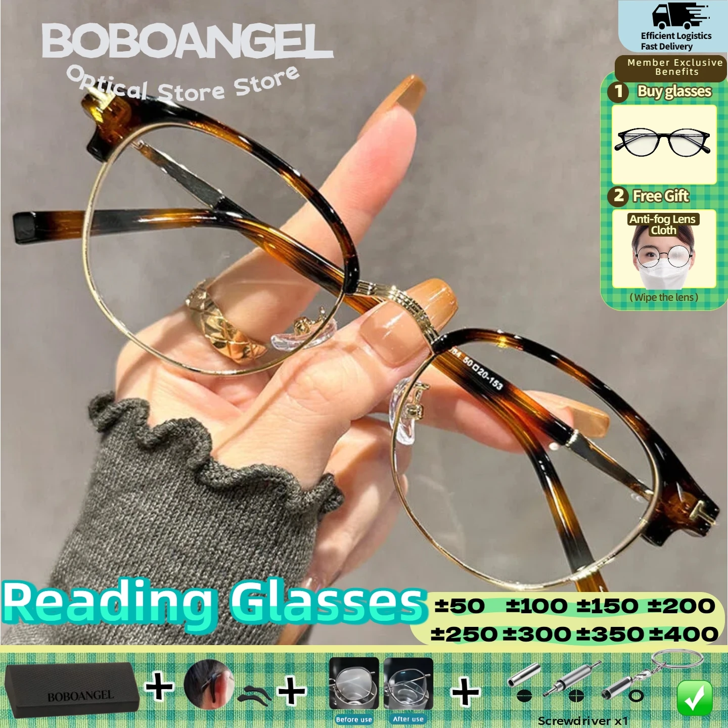 BOBOANGEL Currents Anti Blue Ray Women Reading Computer Customization Glasses Myopia Glasses Multifocal Prescription Eyeglasses
BOBOANGEL Currents Anti Blue Ray Women Reading Computer Customization Glasses Myopia Glasses Multifocal Prescription Eyeglasses