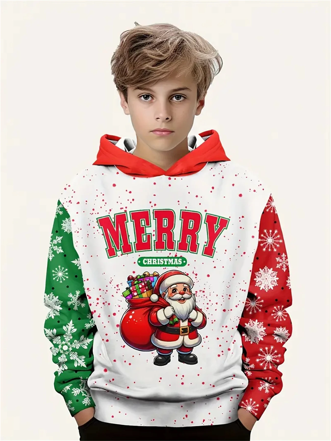 Child Sweatshirt Christmas Hoodies Cartoon Children's Fashion Santa Claus Print Clothes Child Girl Outdoor Clothes for Children
Child Sweatshirt Christmas Hoodies Cartoon Children's Fashion Santa Claus Print Clothes Child Girl Outdoor Clothes for Children