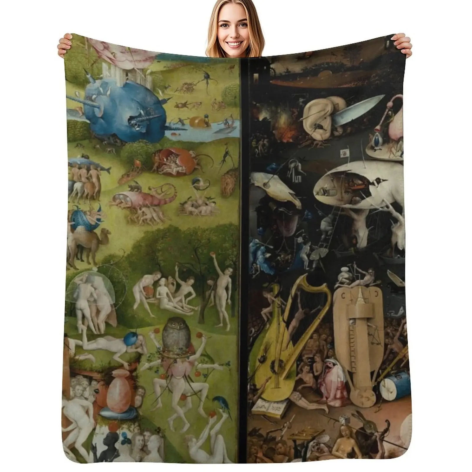 The Garden of Earthly Delights (1) - Hieronymus Bosch Throw Blanket Anti Shedding Soft Fuzzy Blanket for Home
The Garden of Earthly Delights (1) - Hieronymus Bosch Throw Blanket Anti Shedding Soft Fuzzy Blanket for Home