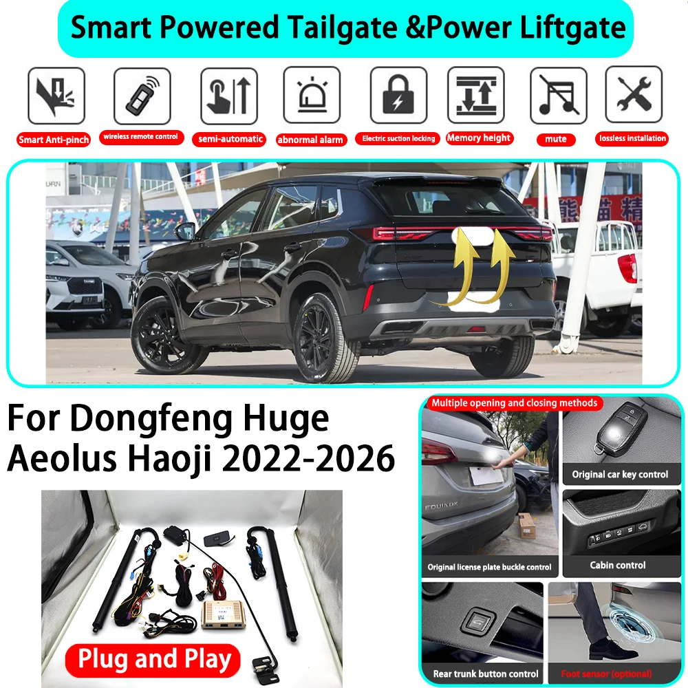for Dongfeng Huge Aeolus Haoji 2022-2026 OEM Smart Automatic Powered Tailgate Electric Power Tailgate Lift Kit Key Close
for Dongfeng Huge Aeolus Haoji 2022-2026 OEM Smart Automatic Powered Tailgate Electric Power Tailgate Lift Kit Key Close