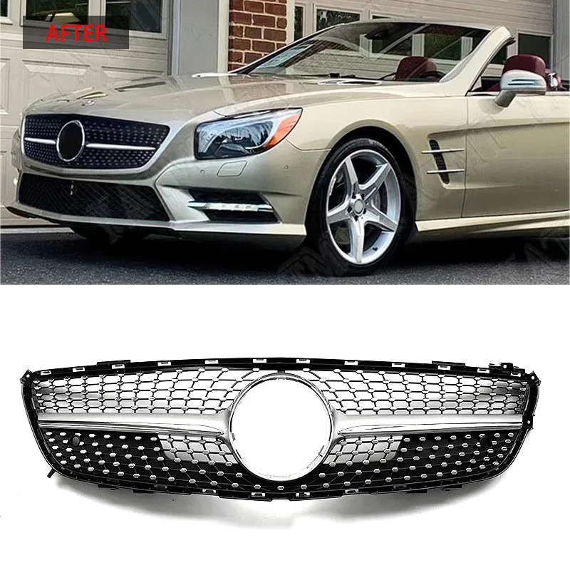 Racing grills for 2013-2016 Mercedes-Benz SL-Class R231 modified starry sky style front grille Honeycomb Hood Car Accessories
Racing grills for 2013-2016 Mercedes-Benz SL-Class R231 modified starry sky style front grille Honeycomb Hood Car Accessories