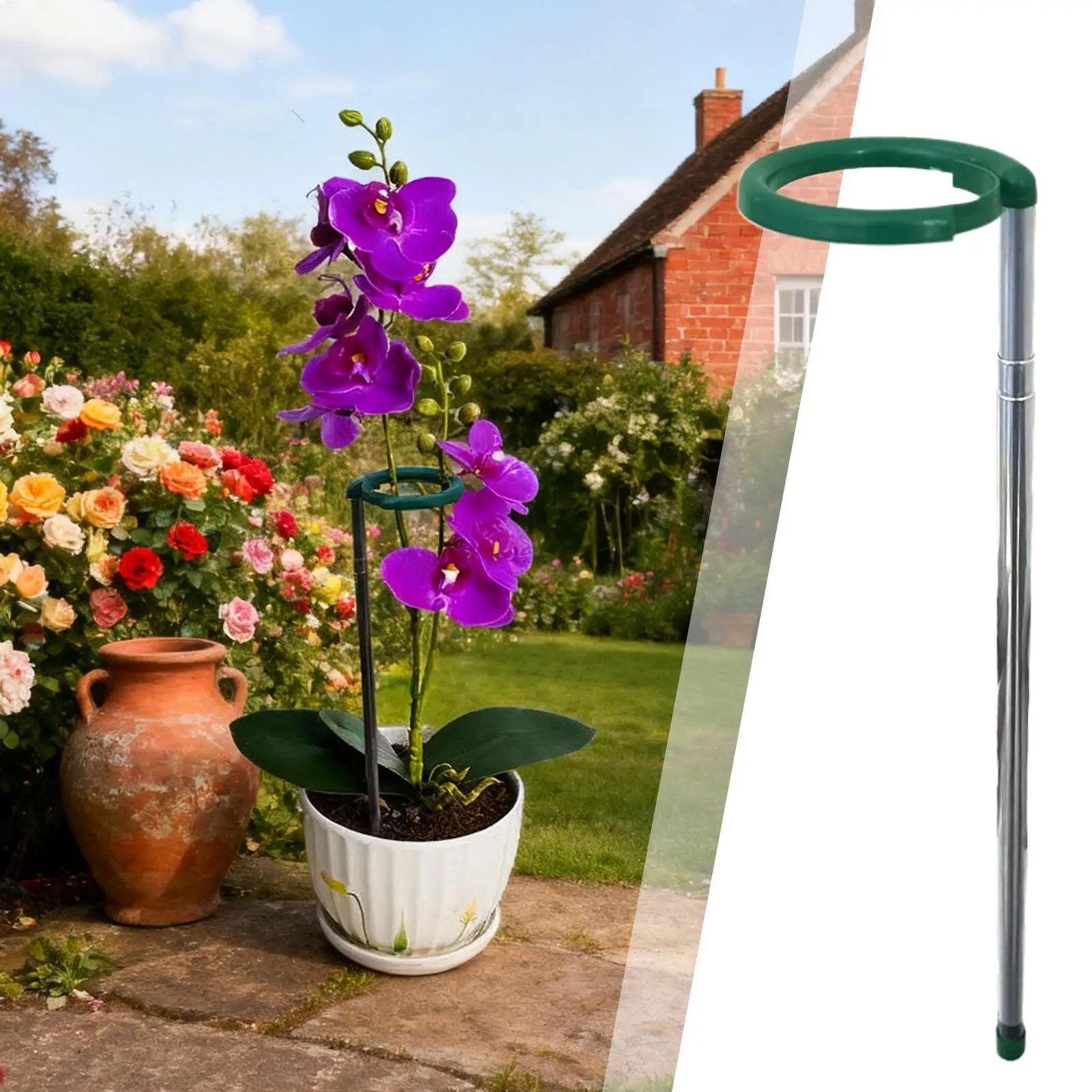 Plant Stakes Indoor Plant Stakes with Adjustable Height 10 Pieces Flowers Climbing Stem Holder Pole with Clip for Gardening
Plant Stakes Indoor Plant Stakes with Adjustable Height 10 Pieces Flowers Climbing Stem Holder Pole with Clip for Gardening