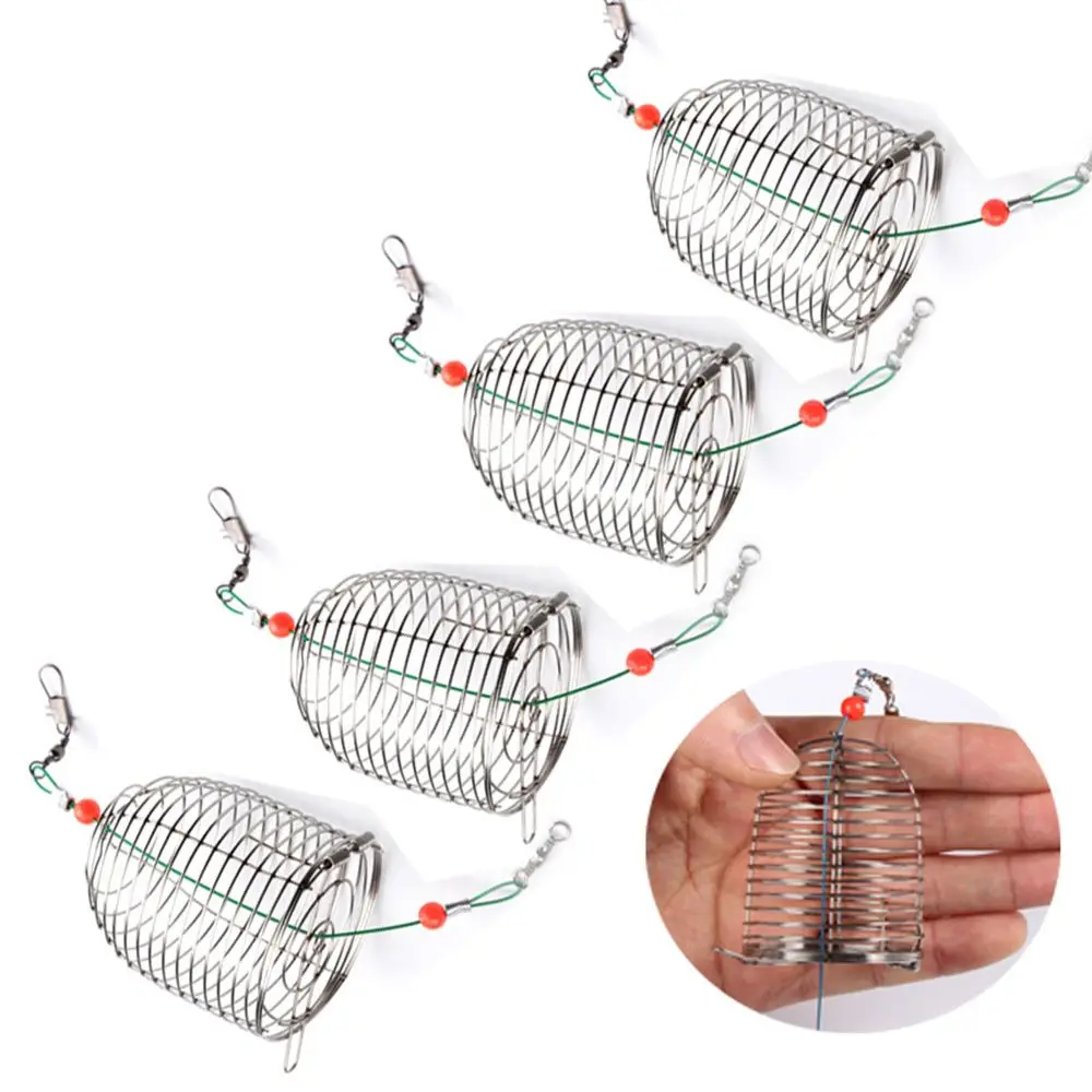 Stainless Steel Fish Bait Trap Holder Bait Basket Fishing Bait Cage Fishing Feeder Lure Cages
Stainless Steel Fish Bait Trap Holder Bait Basket Fishing Bait Cage Fishing Feeder Lure Cages