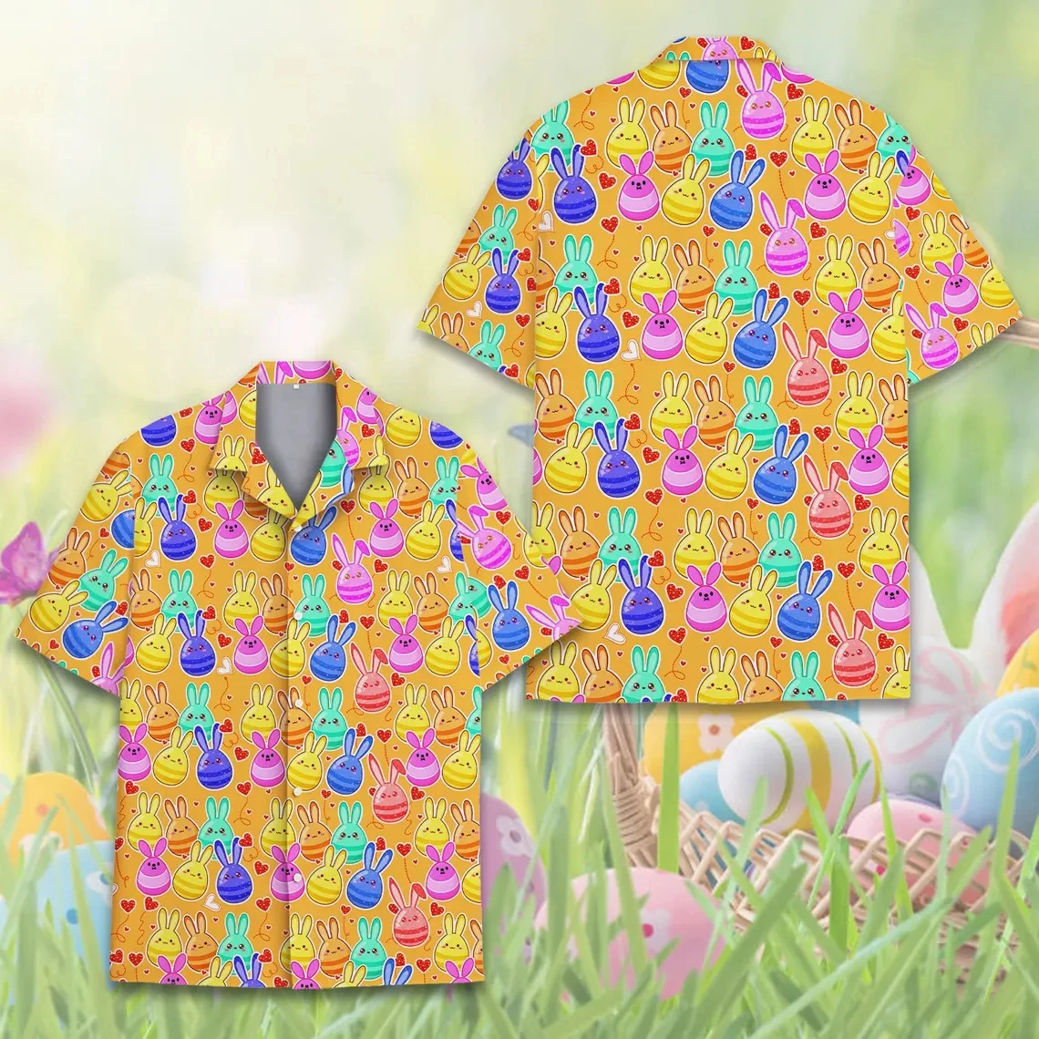 Mens Hawaiian Shirt Cute Easter Bunny Egg Print All Over Graphic Short Sleeve Breathable Casual Summer Vacation Beach Trend Tops
Mens Hawaiian Shirt Cute Easter Bunny Egg Print All Over Graphic Short Sleeve Breathable Casual Summer Vacation Beach Trend Tops