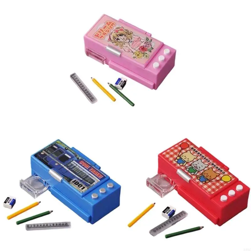Miniature Multifunctional Pencil Case With Storage Compartments For School Office And Home Use Strong Plastic Materials 896C
Miniature Multifunctional Pencil Case With Storage Compartments For School Office And Home Use Strong Plastic Materials 896C