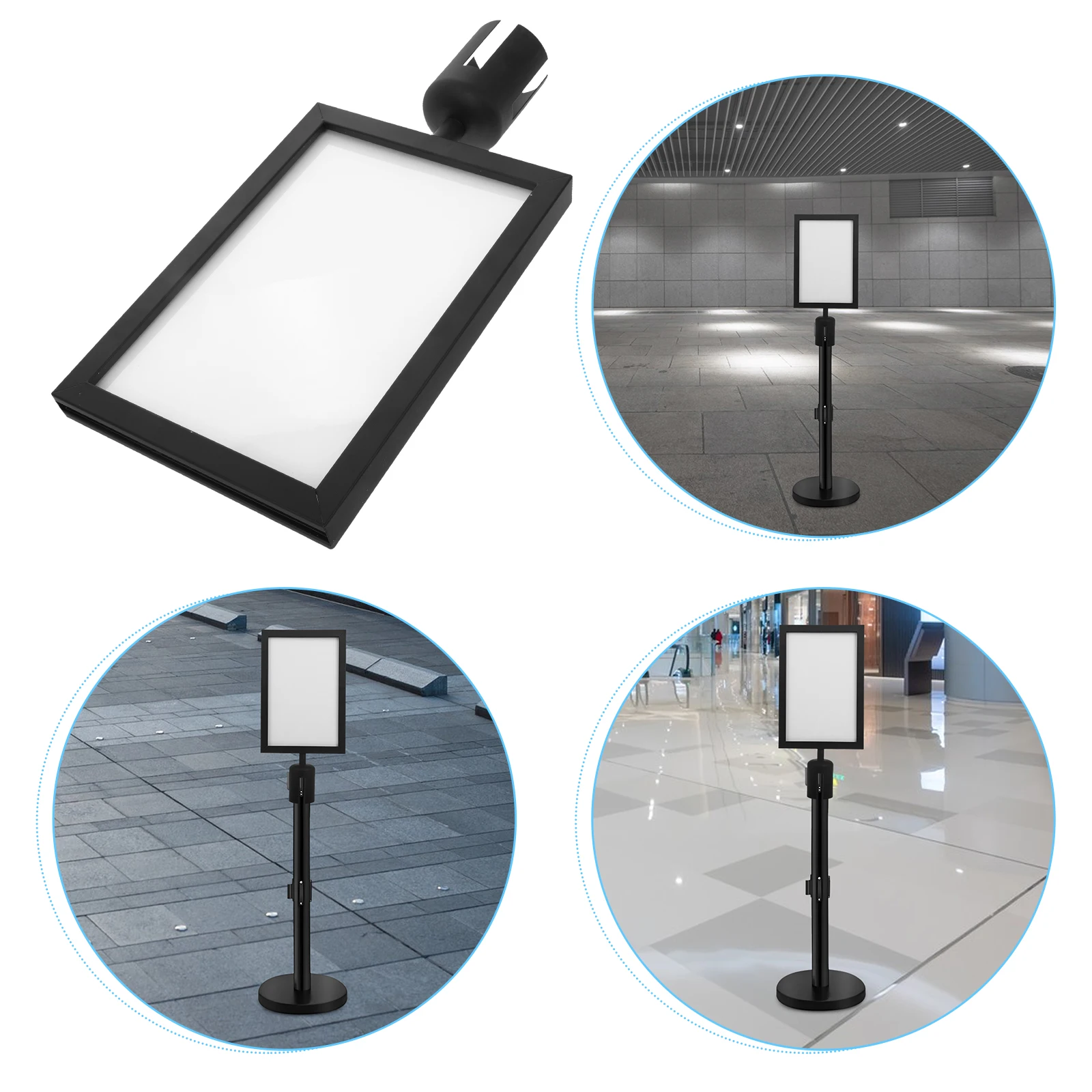Cordon Post Double Sided Poster Frame Stainless Steel Floor Sign Holder Portrait Top St Frame Stanchion Display St 
Cordon Post Double Sided Poster Frame Stainless Steel Floor Sign Holder Portrait Top St Frame Stanchion Display St