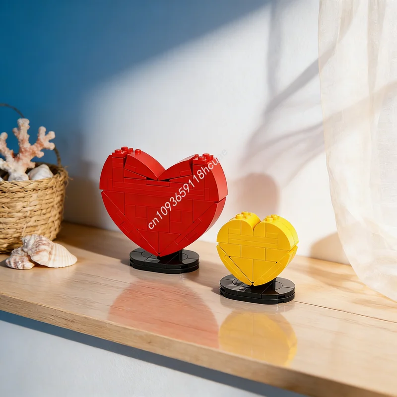 130pcs MOC Heart Art Model Building Blocks Toy Assemble DIY Architecture Christmas Gifts Creative Brick Kids Idea Education
130pcs MOC Heart Art Model Building Blocks Toy Assemble DIY Architecture Christmas Gifts Creative Brick Kids Idea Education